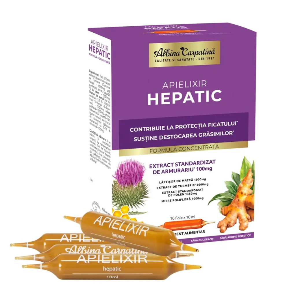 APIELIXIR Hepatic 10 fiole x 10 ml Albina Carpatina