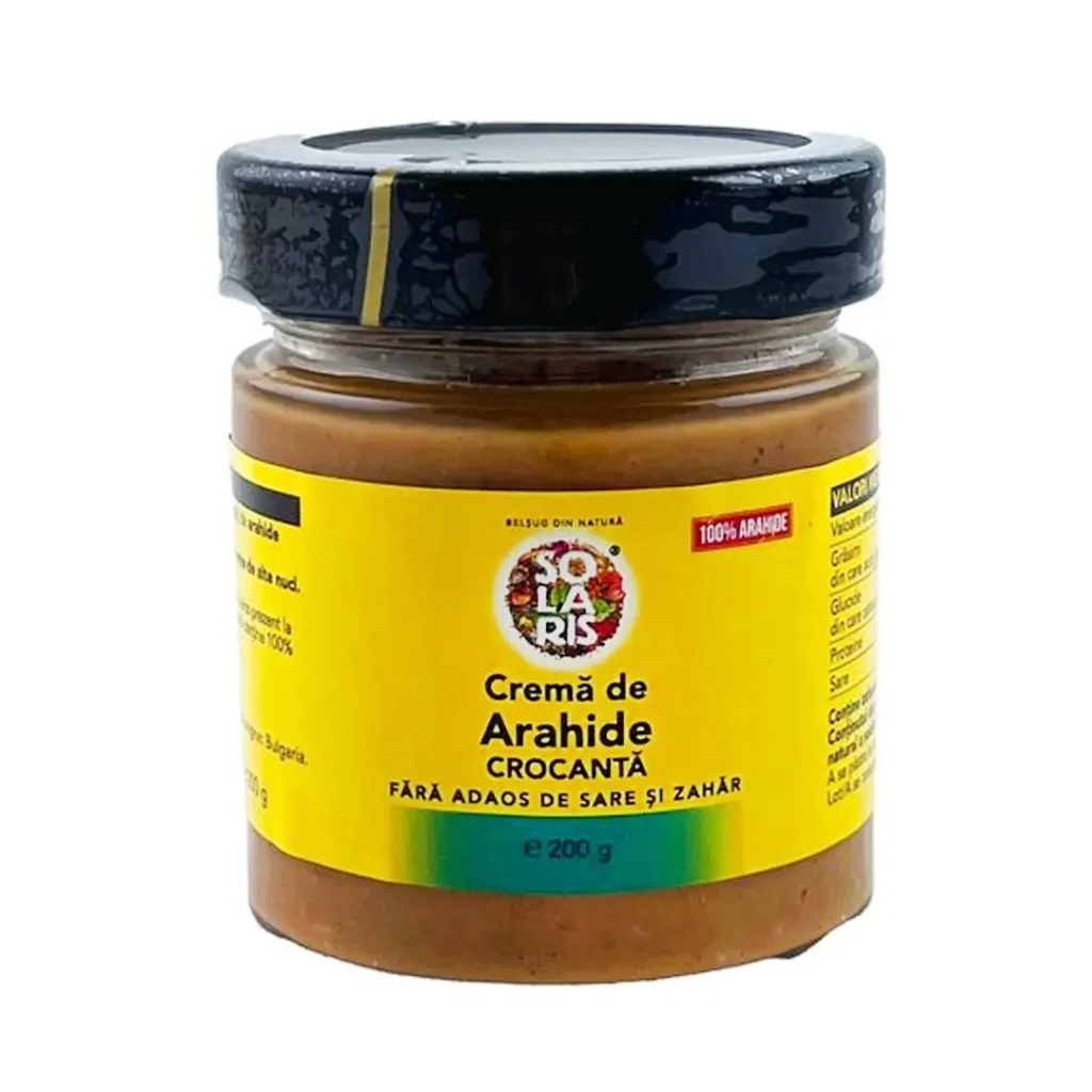Crema crocanta de arahide 200g Solaris