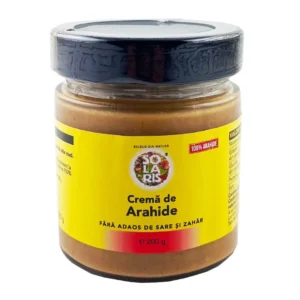 Crema de arahide naturala 200g Solaris