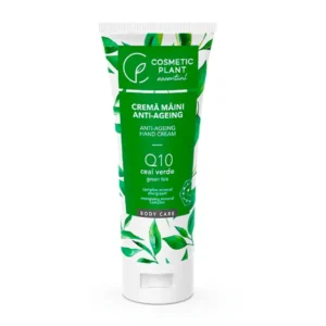Crema de maini anti-imbatranire Q10+ Ceai Verde si complex mineral energizant 100 ml Cosmetic Plant
