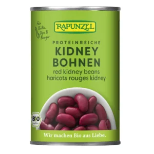 Fasole Kidney rosie in doza BIO 400g Rapunzel