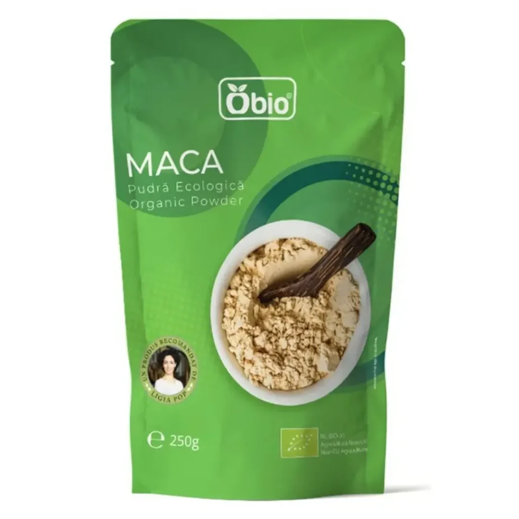 Maca pulbere RAW BIO 250g Obio
