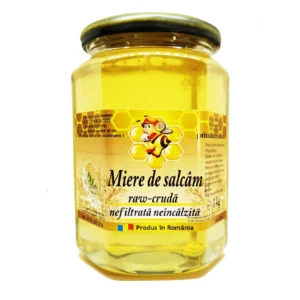 Miere cruda nefiltrata de salcam 1kg Prisaca Barnova