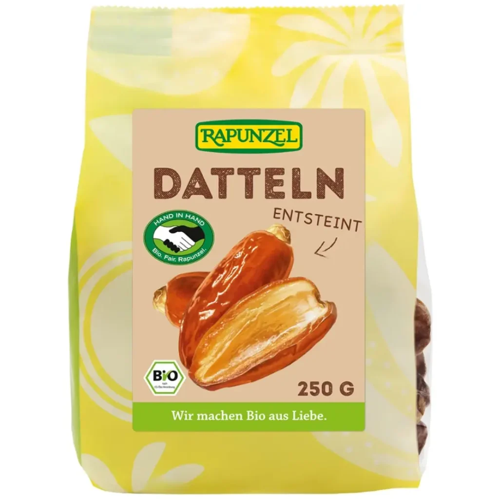 Curmale BIO Deglet Nouri fara samburi 250g Rapunzel