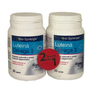 Pachet Luteina Omega3 30 cp 1+1 gratis Bio-Synergie