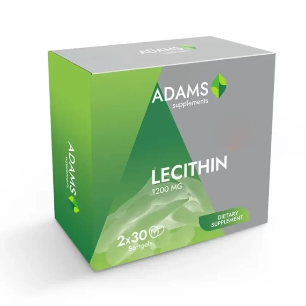 Lecitina 1200mg 60cps Adams Vision