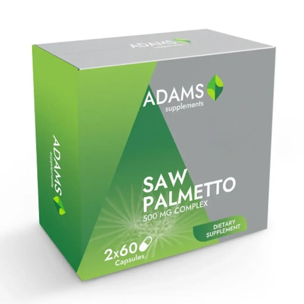 Saw Palmetto 500mg 120 cps Adams Vision