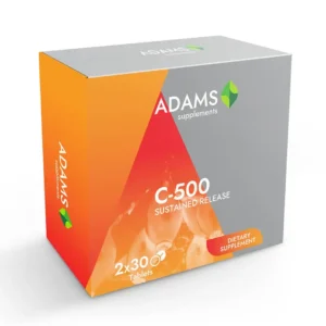 Vitamina C-500 cu macese 60 tb Adams Vision
