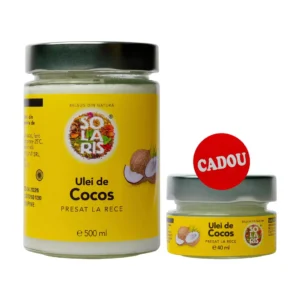 Pachet ulei cocos 500 ml + 40 ml Cadou Solaris