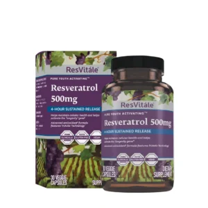 Resveratrol 500 mg, Quercetina 40 mg 30 cp GNC
