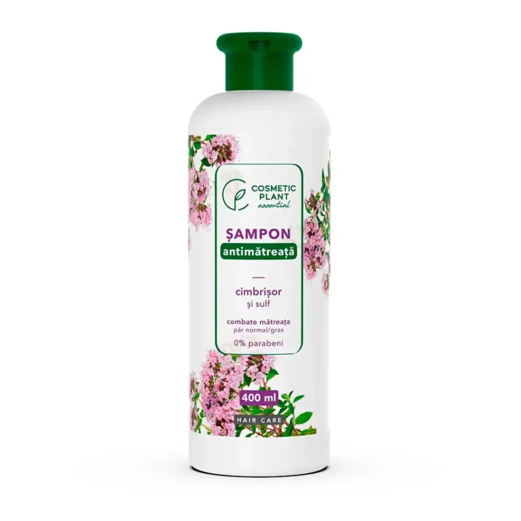 Sampon antimatreata cu cimbrisor si sulf 400ml Cosmetic Plant
