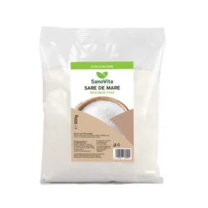 Sare de mare fina neiodata 500g Sanovita