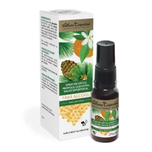 Spray de gat cu propolis, ulei de pin, salvie si portocal 20 ml Albina Carpatina