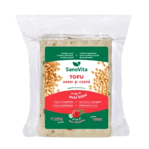 Tofu plus ardei si ceapa 200g Sanovita