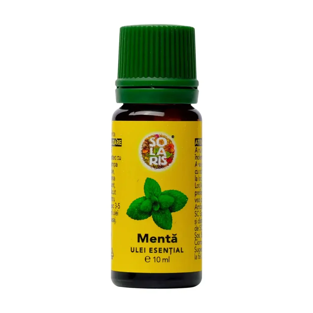 Ulei esential de menta 10 ml Solaris