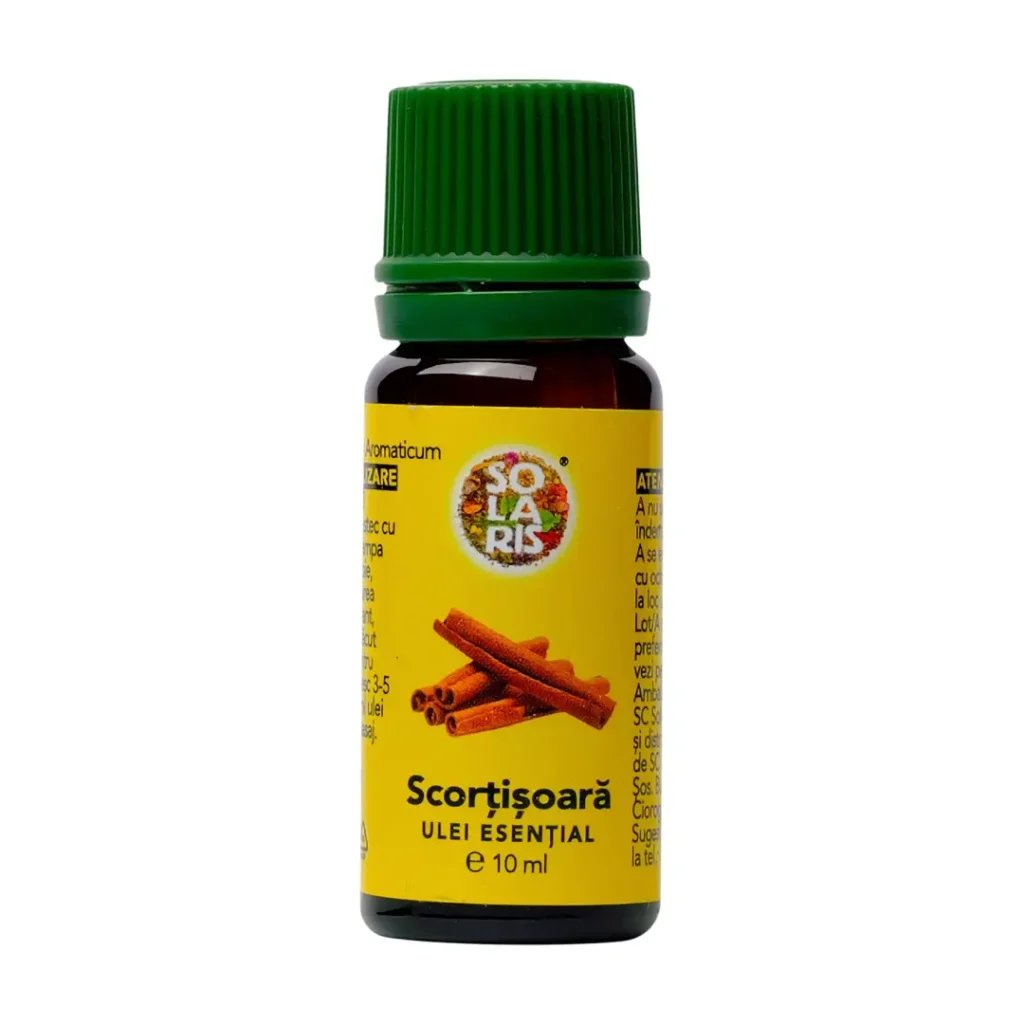 Ulei esential de scortisoara 10 ml Solaris