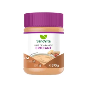 Pasta de arahide crocanta 375g Sanovita