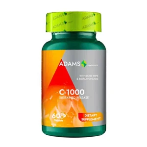 Vitamina C-1000 cu macese 60 cp Adams Vision