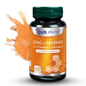 Zinc + Seleniu cu Vitamina C 60 cp DVR