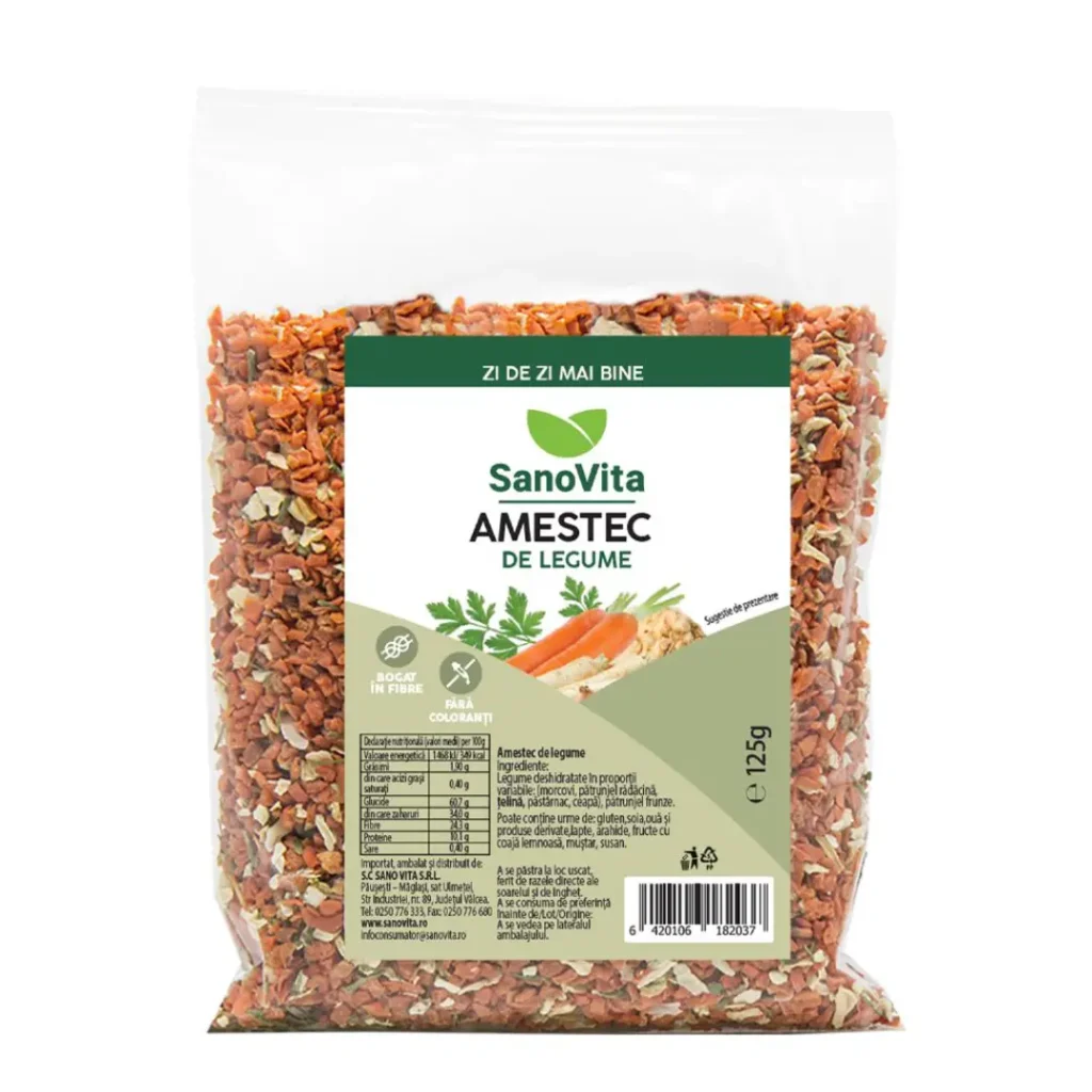 Amestec de legume 125g Sanovita