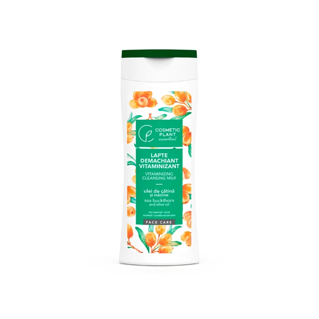 Lapte demachiant vitaminizant cu ulei de catina si masline 200 ml Cosmetic Plant