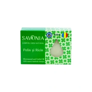Sampon Solid cu Pelin si Ricin 90g Savonia