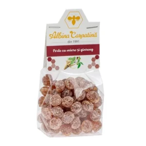 Perle cu miere si ginseng 100g Albina Carpatina