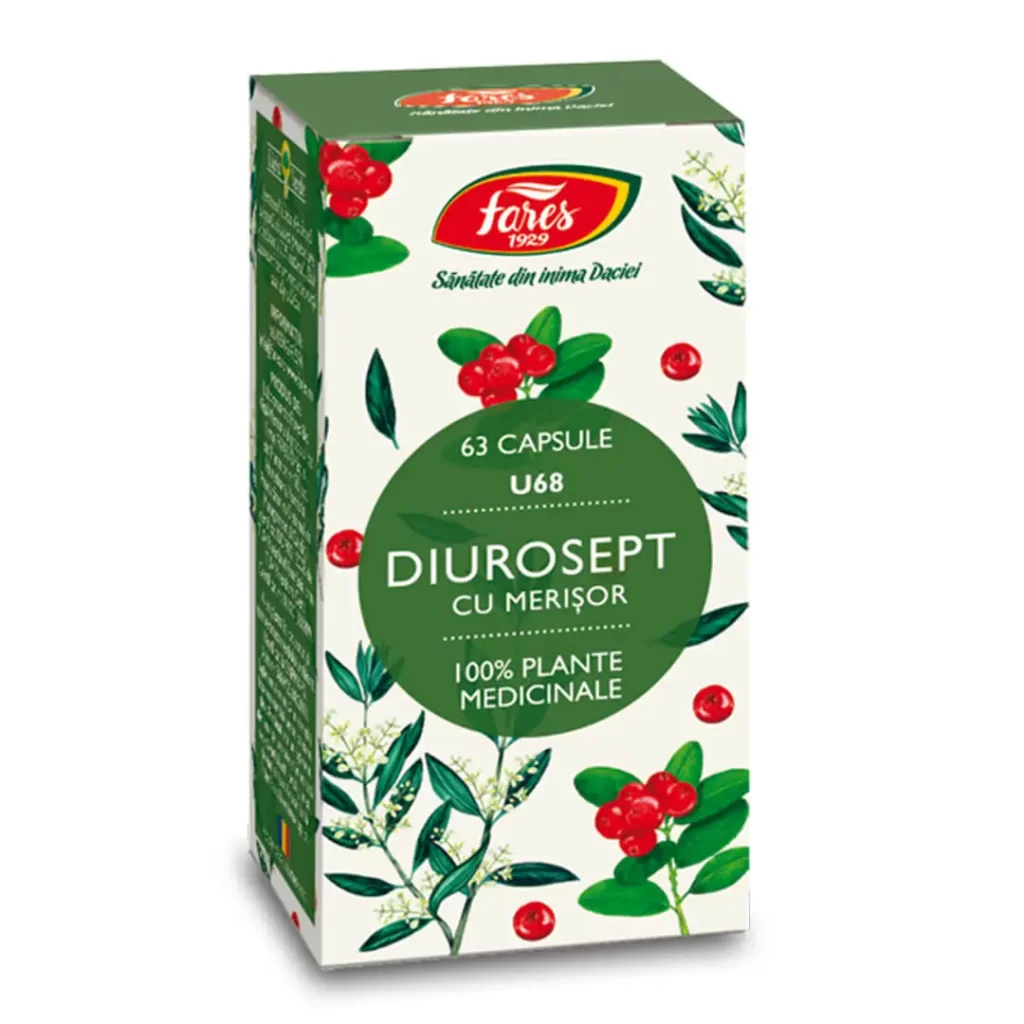 Diurosept cu merisor 63 cps U68 Fares