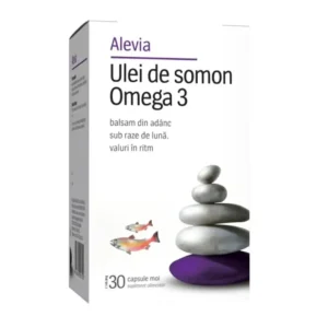 Ulei de somon Omega 3 30cp Alevia