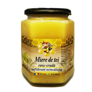 Miere cruda nefiltrata de tei 1kg Prisaca Barnova