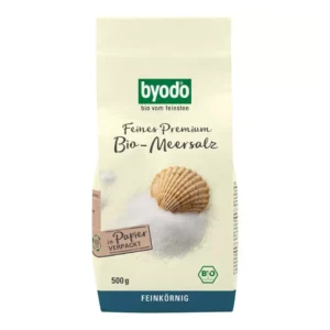 Sare de mare fina neiodata BIO 500g Byodo