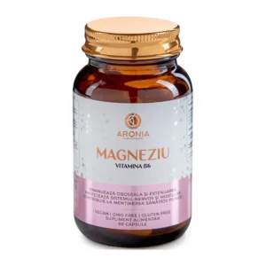 Magneziu 375mg cu vitamina B6 60 cp Aronia Charlottenburg
