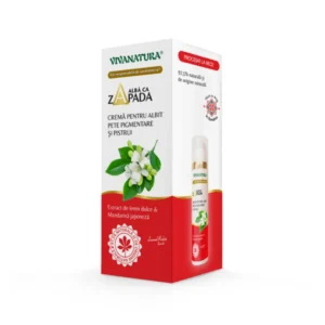 Crema Alba ca Zapada pentru albit pete 45ml Vivanatura
