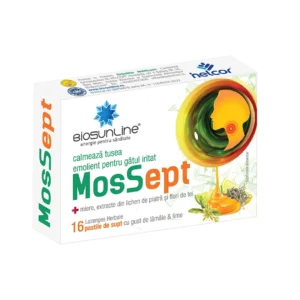 Mossept pastile de supt pentru tuse 16 pastile Biosunline