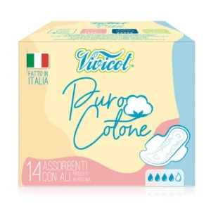 Absorbante de zi din bumbac ultra subtiri, 4 picaturi, BIO 14 buc Vivicot