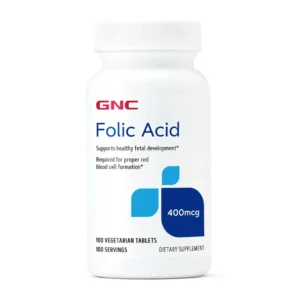 Acid Folic 400 mcg 100 tb GNC