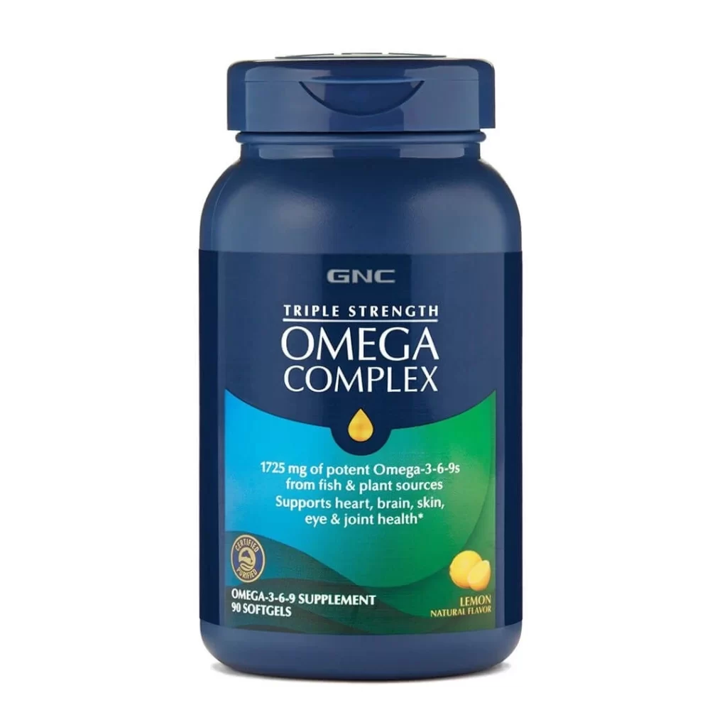 Triple Strength Omega Complex, Acizi Grasi Omega-3-6-9 90 cp GNC