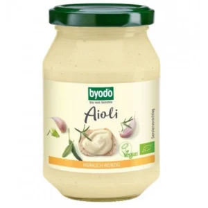 Aioli maioneza cu usturoi vegan BIO 250ml Byodo