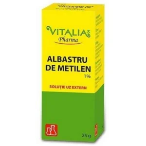 Albastru de metilen 1% 25g Vitalia Pharm