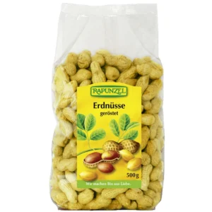 Arahide prajite in coaja BIO 500g Rapunzel