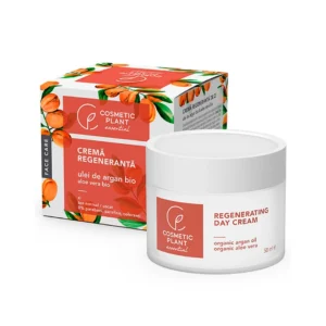 Crema regeneranta de zi cu ulei de Argan BIO si Aloe Vera BIO 50 ml Cosmetic Plant