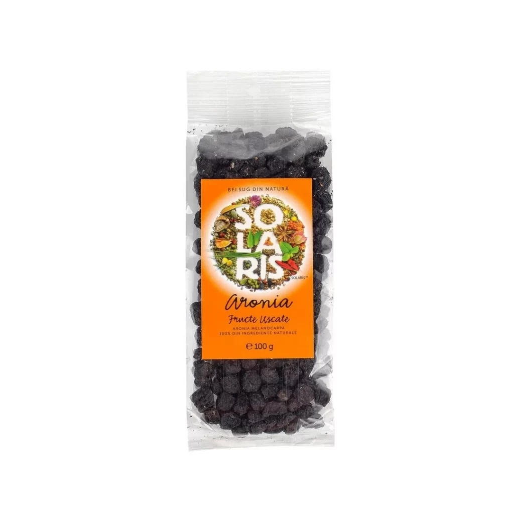 Aronia fructe uscate 100g Solaris