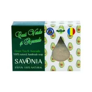 Sapun cu ceai verde si avocado 90g Savonia