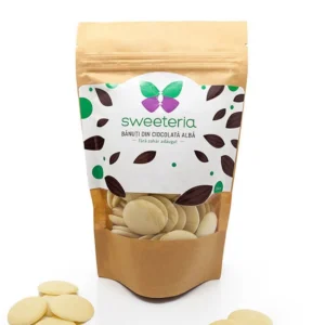 Banuti din ciocolata alba fara zahar adaugat 250 g Sweeteria