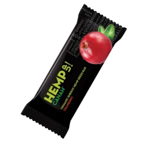 Baton cu seminte de canepa si merisoare Eco 48g Canah