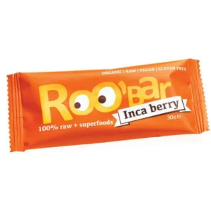 Baton proteic cu incan berry RAW BIO 30g ROOBAR