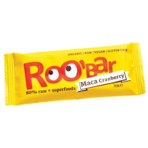 Baton proteic cu maca si merisor RAW BIO 30g ROOBAR
