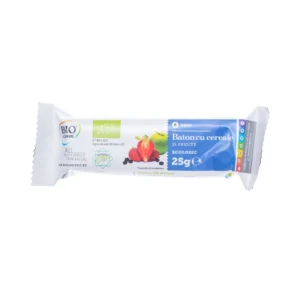 ECO Baton cu cereale si fructe 25g BIO All Green