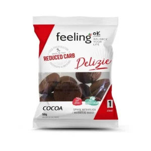 Biscuiti Low-Carb Delizie cu cacao 50g - faza 1 FeelingOK