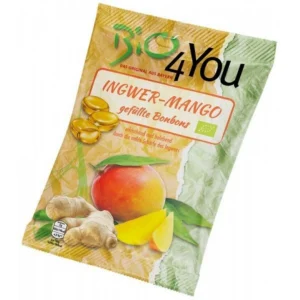 Bomboane cu ghimbir si mango BIO Fara Gluten 75g Bio4You